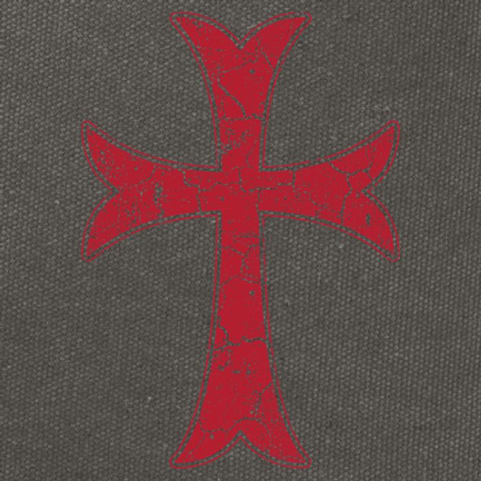 Crusader Knights Templer Cross Cotton Canvas Backpack