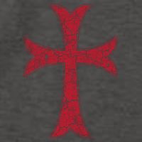 Crusader Knights Templer Cross Vector Backpack