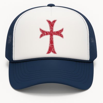 Crusader Knights Templer Cross Trucker Hat