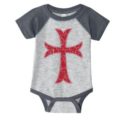 Crusader Knights Templer Cross Infant Baby Jersey Bodysuit