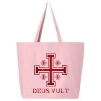 Catholic Knight Templar Crusader Cross 25L Jumbo Tote