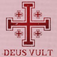 Catholic Knight Templar Crusader Cross 25L Jumbo Tote