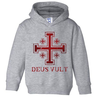 Catholic Knight Templar Crusader Cross Toddler Hoodie