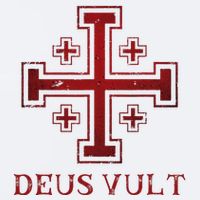 Catholic Knight Templar Crusader Cross Sueded Cloud Jersey T-Shirt