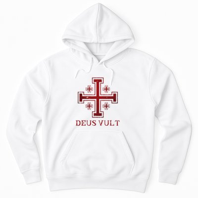 Catholic Knight Templar Crusader Cross Hoodie