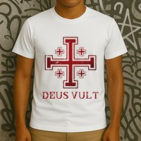 Catholic Knight Templar Crusader Cross T-Shirt
