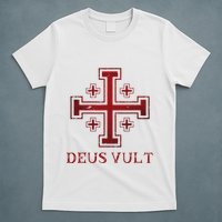 Catholic Knight Templar Crusader Cross T-Shirt