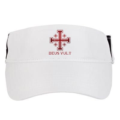 Catholic Knight Templar Crusader Cross Adult Drive Performance Visor