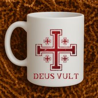 Catholic Knight Templar Crusader Cross Mug