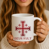 Catholic Knight Templar Crusader Cross Mug