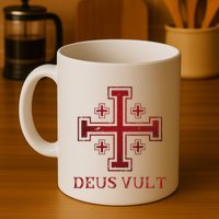 Catholic Knight Templar Crusader Cross Mug