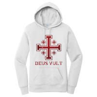 Catholic Knight Templar Crusader Cross Women's Pullover Hoodie
