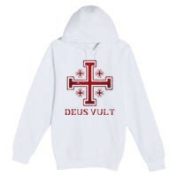 Catholic Knight Templar Crusader Cross Premium Pullover Hoodie