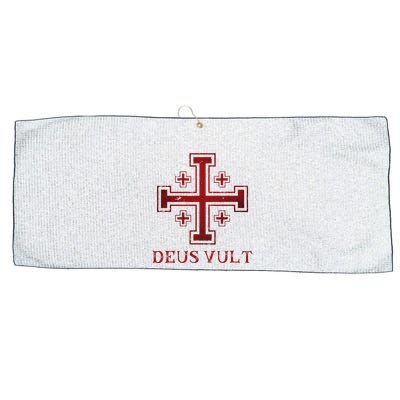 Catholic Knight Templar Crusader Cross Large Microfiber Waffle Golf Towel