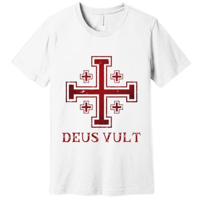 Catholic Knight Templar Crusader Cross Premium T-Shirt