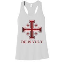 Catholic Knight Templar Crusader Cross Women's Racerback Tank