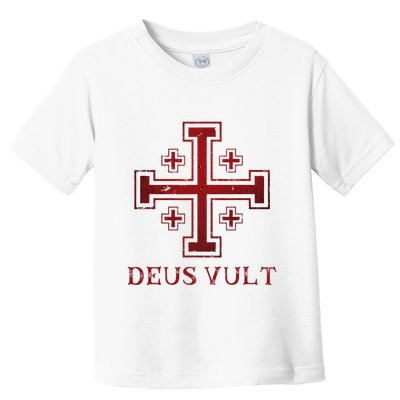 Catholic Knight Templar Crusader Cross Toddler T-Shirt
