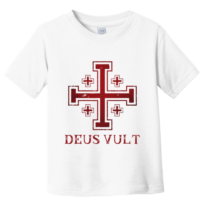 Catholic Knight Templar Crusader Cross Toddler T-Shirt