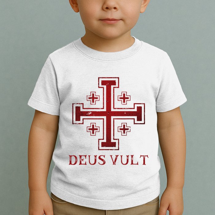 Catholic Knight Templar Crusader Cross Toddler T-Shirt