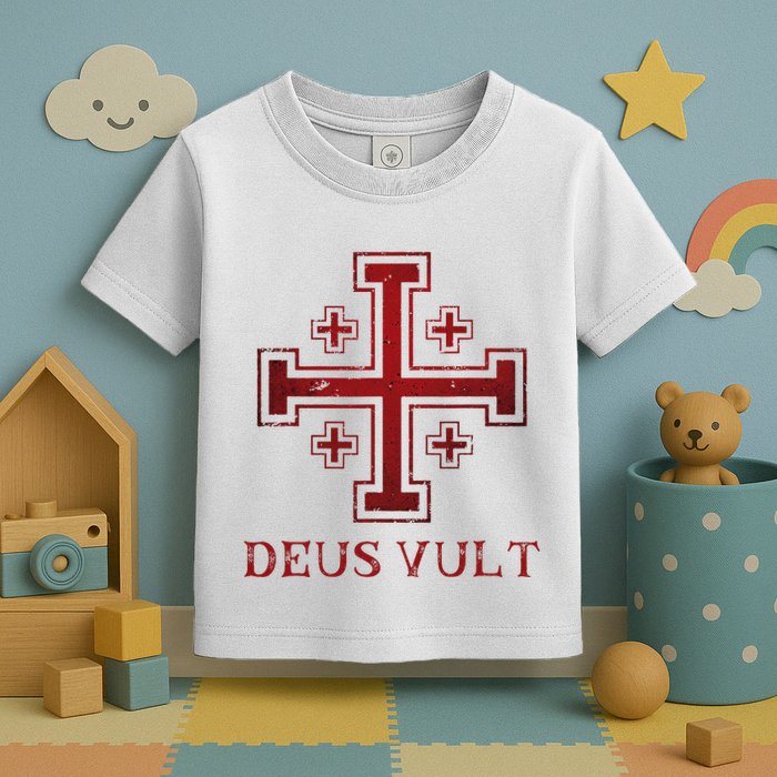 Catholic Knight Templar Crusader Cross Toddler T-Shirt