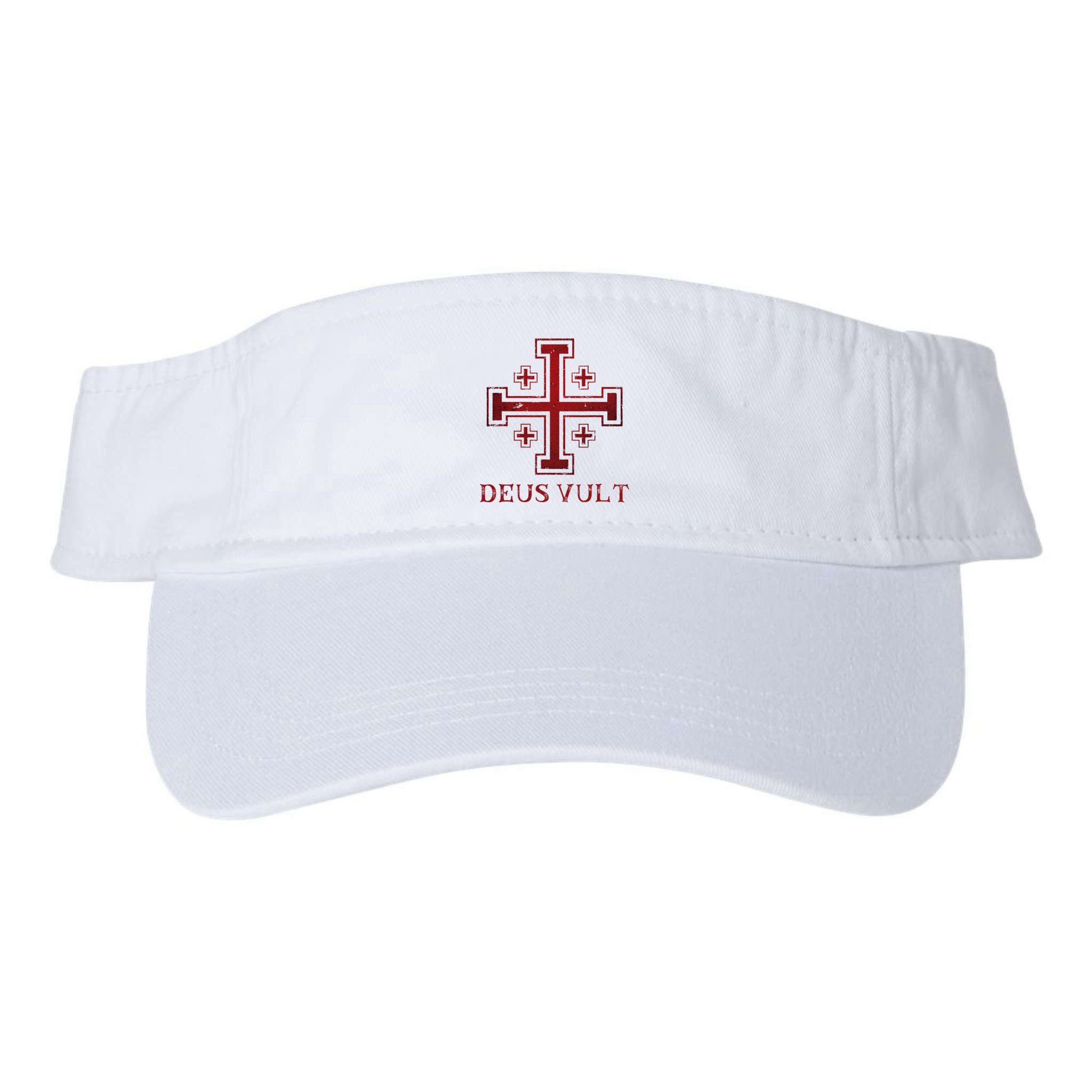 Catholic Knight Templar Crusader Cross Visor