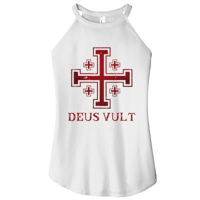 Catholic Knight Templar Crusader Cross Women's Perfect Tri Rocker Tank