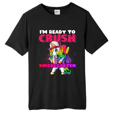 Crush Kindergarten Unicorn Backpack Back To School Girl Tall Fusion ChromaSoft Performance T-Shirt