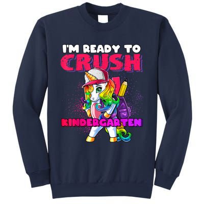 Crush Kindergarten Unicorn Backpack Back To School Girl Sweatshirt