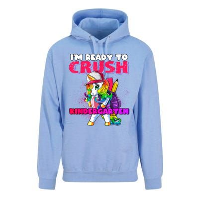 Crush Kindergarten Unicorn Backpack Back To School Girl Unisex Surf Hoodie