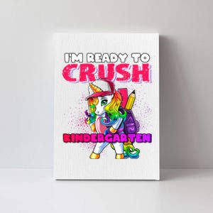 Crush Kindergarten Unicorn Backpack Back To School Girl Canvas