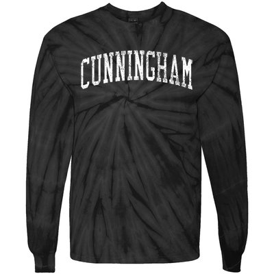 Cunningham Ky Vintage Athletic Sports Js02 Tie-Dye Long Sleeve Shirt