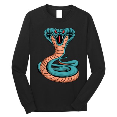 Cobra King Venomous Snake Poisonous Reptile Lover Long Sleeve Shirt