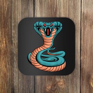 Cobra King Venomous Snake Poisonous Reptile Lover Coaster