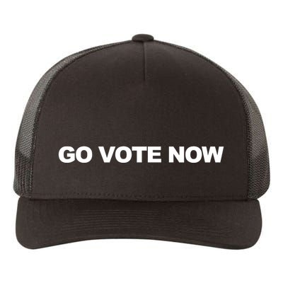 Charlie Kirk Wearing Go Vote Now Yupoong Adult 5-Panel Trucker Hat