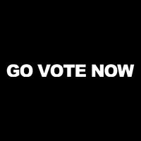 Charlie Kirk Wearing Go Vote Now T-Shirt