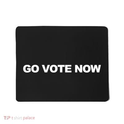 Charlie Kirk Wearing Go Vote Now Mousepad