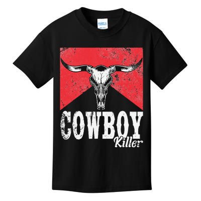 Cow Killer Western Cow Cow Killers Bull Horn Kids T-Shirt