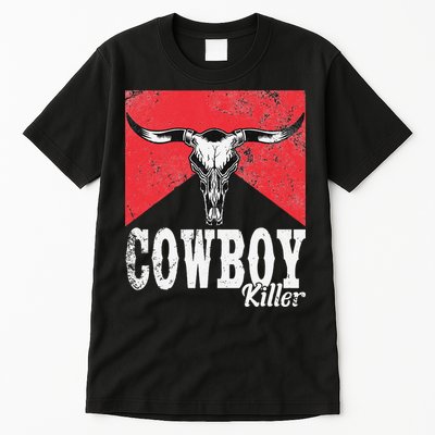 Cowboy Killer Western Cowgirl Cowboy Killers Bull Horn Tall T-Shirt