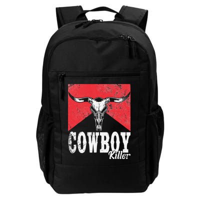 Cowboy Killer Western Cowgirl Cowboy Killers Bull Horn Backpack