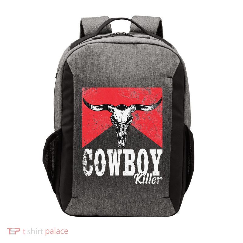 Cowboy Killer Western Cowgirl Cowboy Killers Bull Horn Vector Backpack