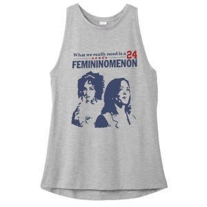 Chappell Kamala What We Really Need Is A Femininomenon Ladies PosiCharge Tri-Blend Wicking Tank