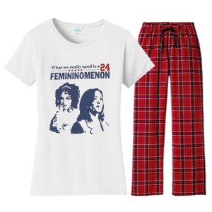 Chappell Kamala What We Really Need Is A Femininomenon Women's Flannel Pajama Set