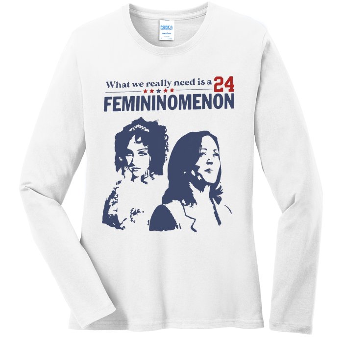 Chappell Kamala What We Really Need Is A Femininomenon Ladies Long Sleeve Shirt