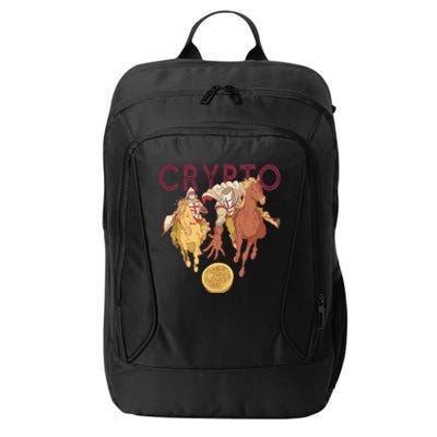 Crypto Knight Warrior Bitcoin City Backpack