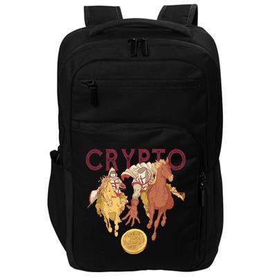 Crypto Knight Warrior Bitcoin Impact Tech Backpack