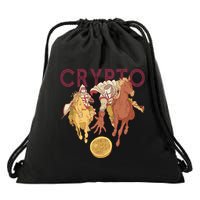 Crypto Knight Warrior Bitcoin Drawstring Bag