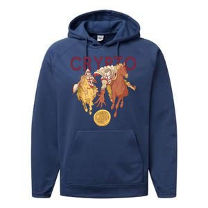 Crypto Knight Warrior Bitcoin Performance Fleece Hoodie