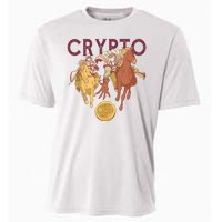 Crypto Knight Warrior Bitcoin Cooling Performance Crew T-Shirt