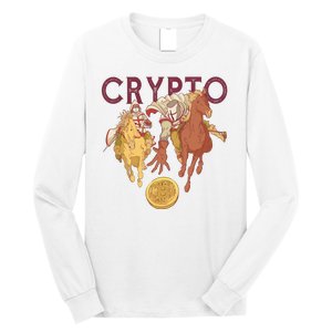 Crypto Knight Warrior Bitcoin Long Sleeve Shirt