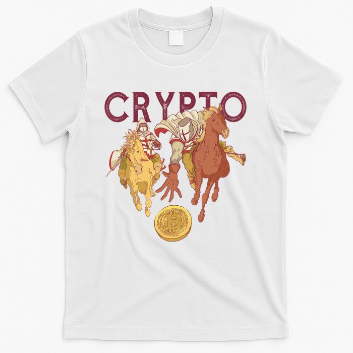 Crypto Knight Warrior Bitcoin T-Shirt